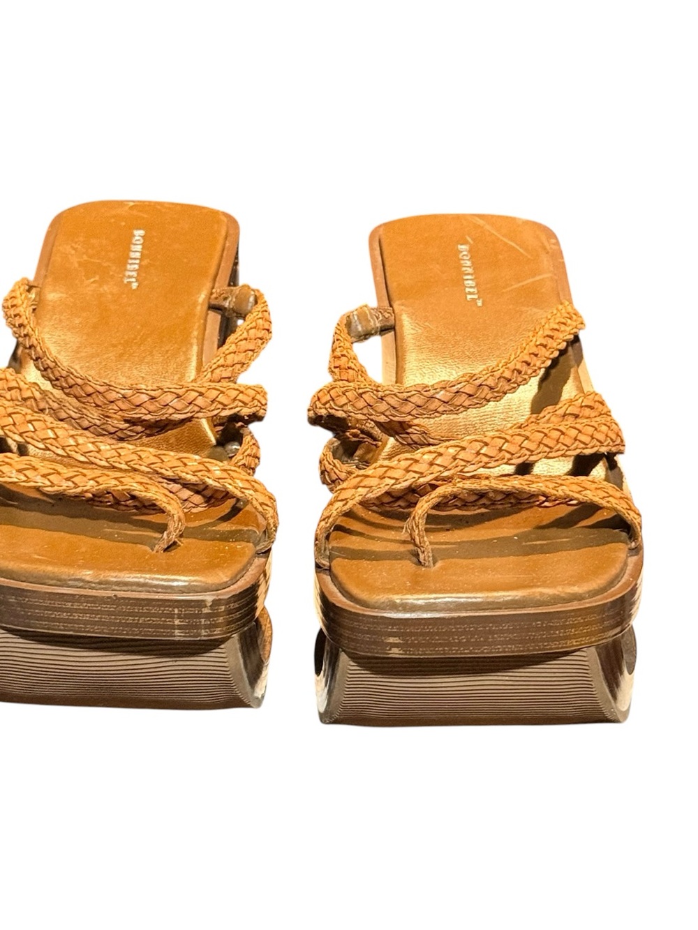 ULTRA RARE VINTAGE Y2K BONNIBEL SCULPTURAL CUTOUT WEDGES! - Picture 11 of 11